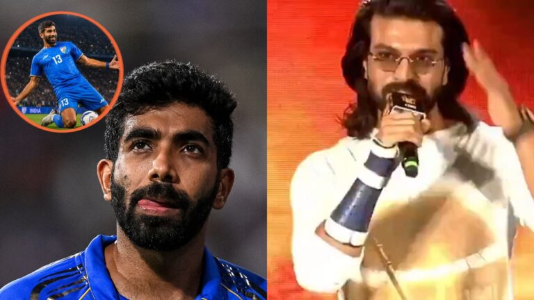 Ram Charan Mocks Jasprit Bumrah? Actor’s Football Blunder Sparks Internet Fury