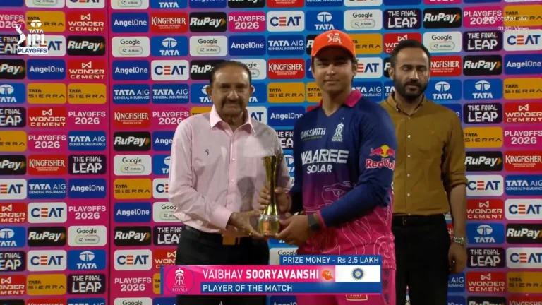 “Win the trophy”: Vaibhav Sooryavanshi throws challenge to Virat Kohli and RCB a – Vaibhav Sooryavanshi Shines: Rajasthan Royals Eliminate SRH in IPL 2026